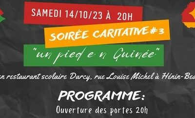 2023 – Intervention à la soirée « Un pied en Guinée » avec Zéro Lame Zéro Larme