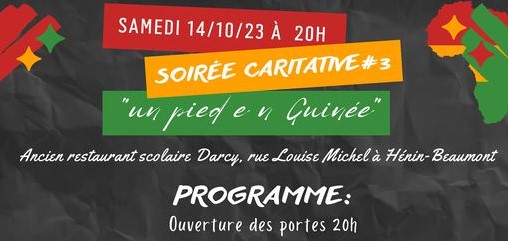 2023 – Intervention à la soirée « Un pied en Guinée » avec Zéro Lame Zéro Larme